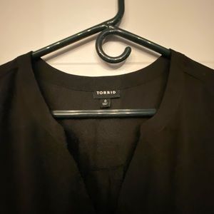 Torrid chiffon blouse